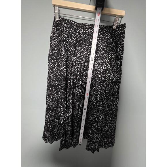 Sadie & Love Pleated Midi Skirt Size L Flowy Chic Vibes Teacher School Cute Chic - Picture 4 of 6